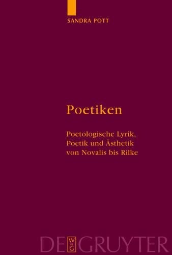 Sandra Pott Poetiken (Hardback)