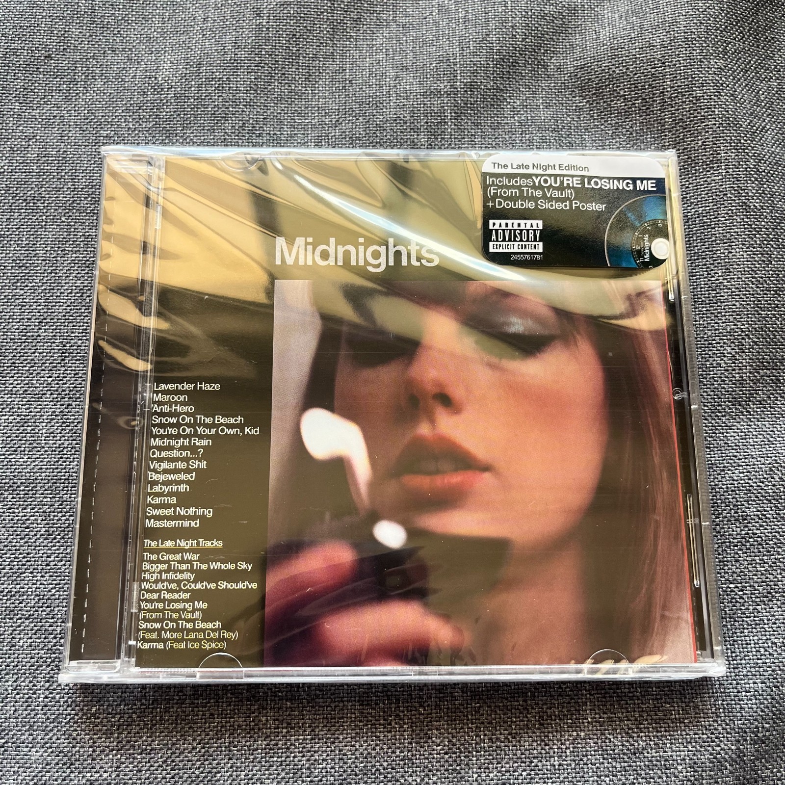 Taylor Swift: Midnights(The Late Night Edition) CD Album Box Set New & Sealed