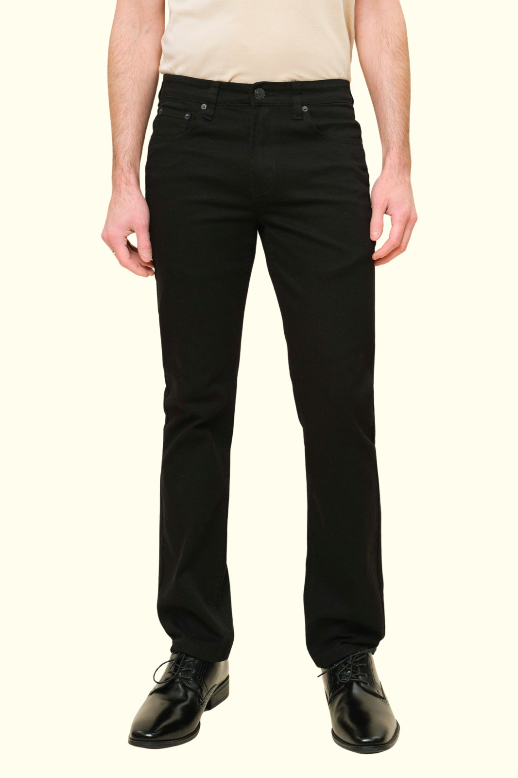 Victorious Men\'s Slim Fit Colored Denim Jeans Stretch Pants    GS21 - 