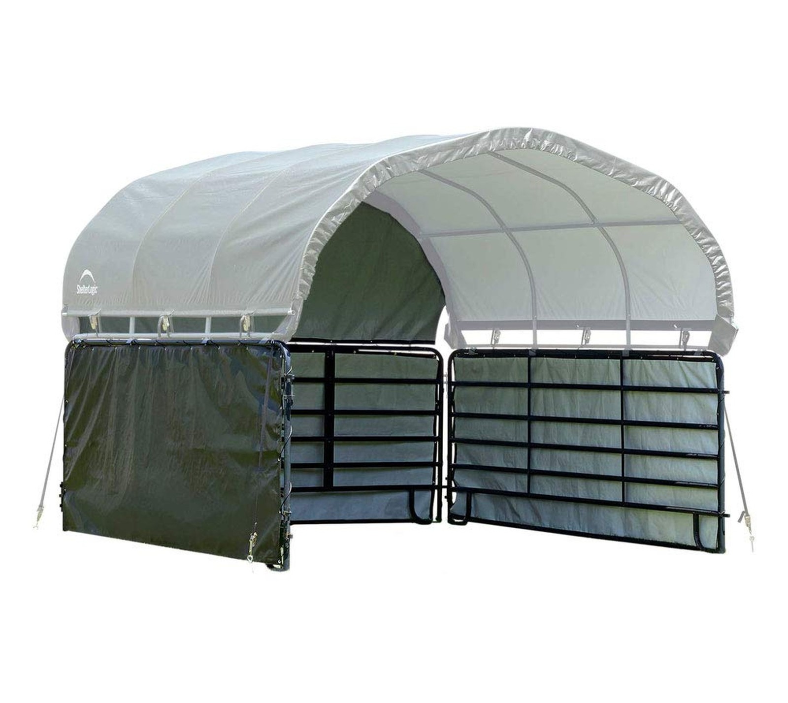 ShelterLogic 12'x12' Equine, Livestock and Agricultural Shelter Enclosure Kit...