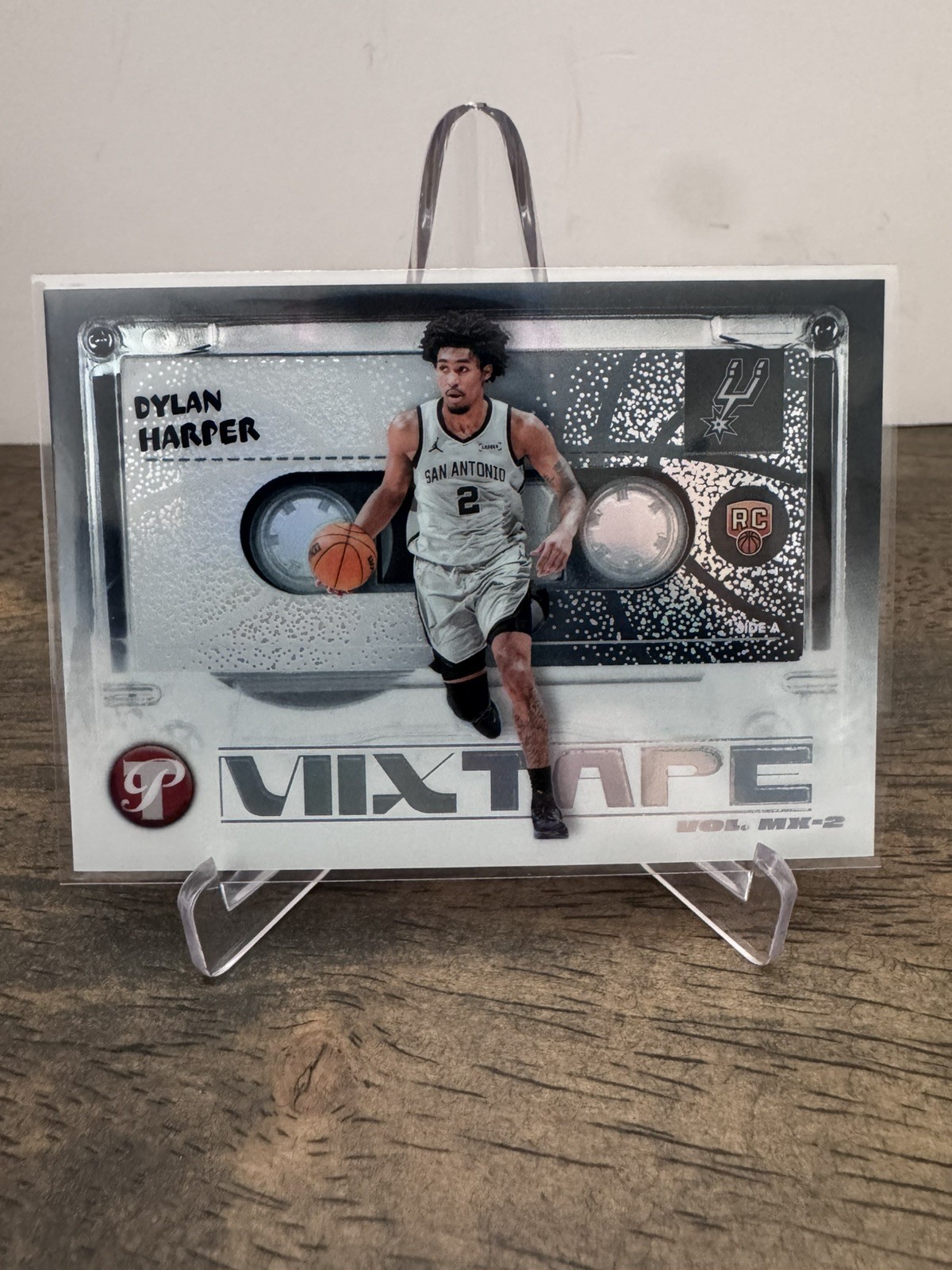 2025-26 Topps Pristine Dylan Harper Mixtape SSP Card # VOL-2 San Antonio Spurs 2025-26 Topps Pristine Dylan Harper Mixtape SSP Card # VOL-2 San Antonio Spurs
