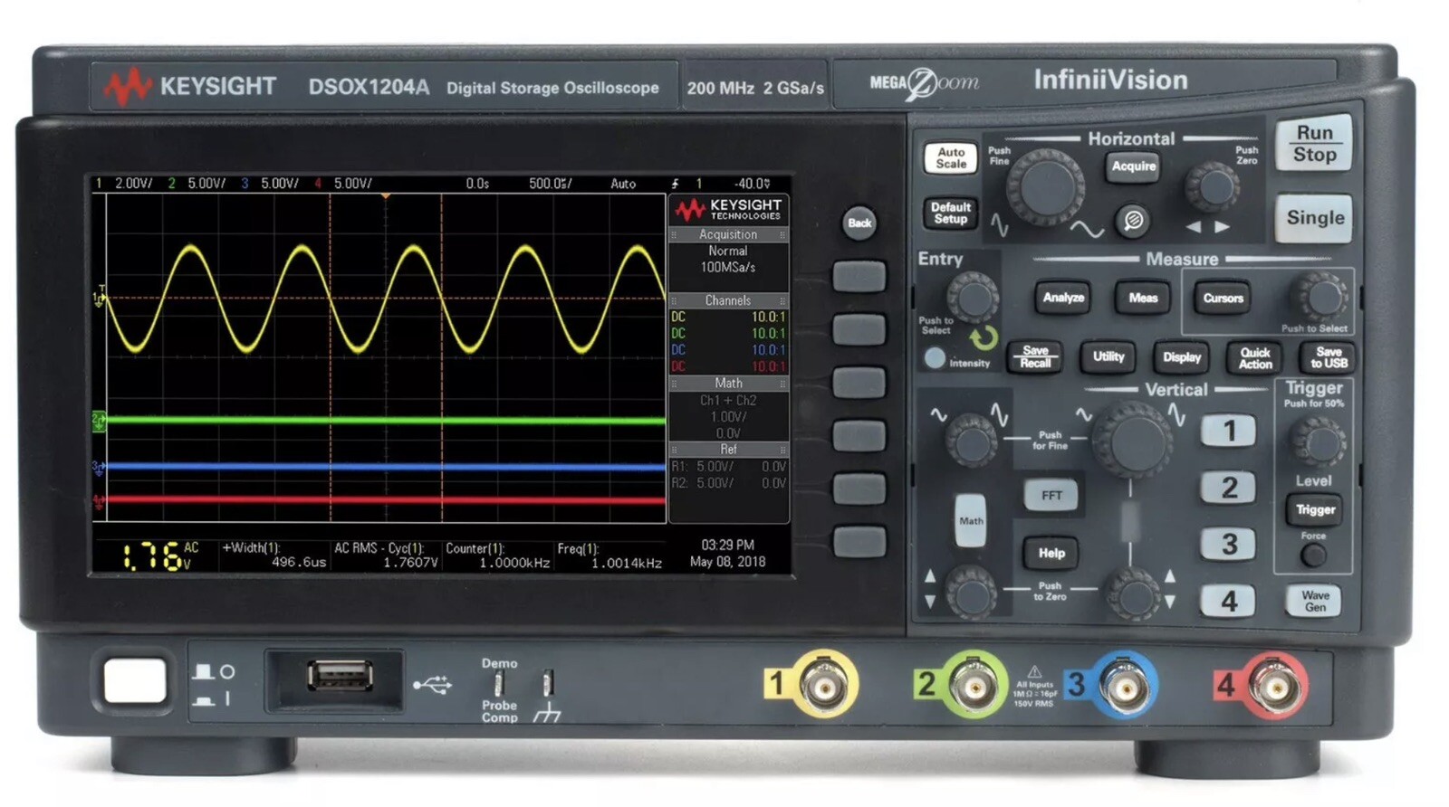 NEW KEYSIGHT DSOX1202A Digital Oscilloscope. Free US Shipping via UPS
