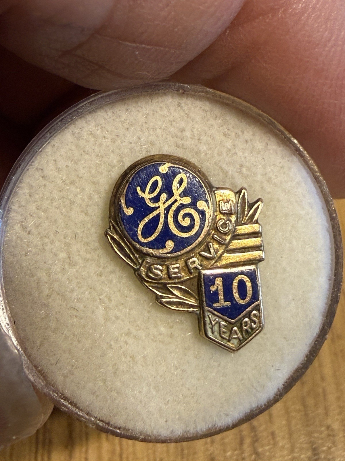 GE General Electric Service Award Lapel Pin 10 Years GE General Electric Service Award Lapel Pin 10 Years
