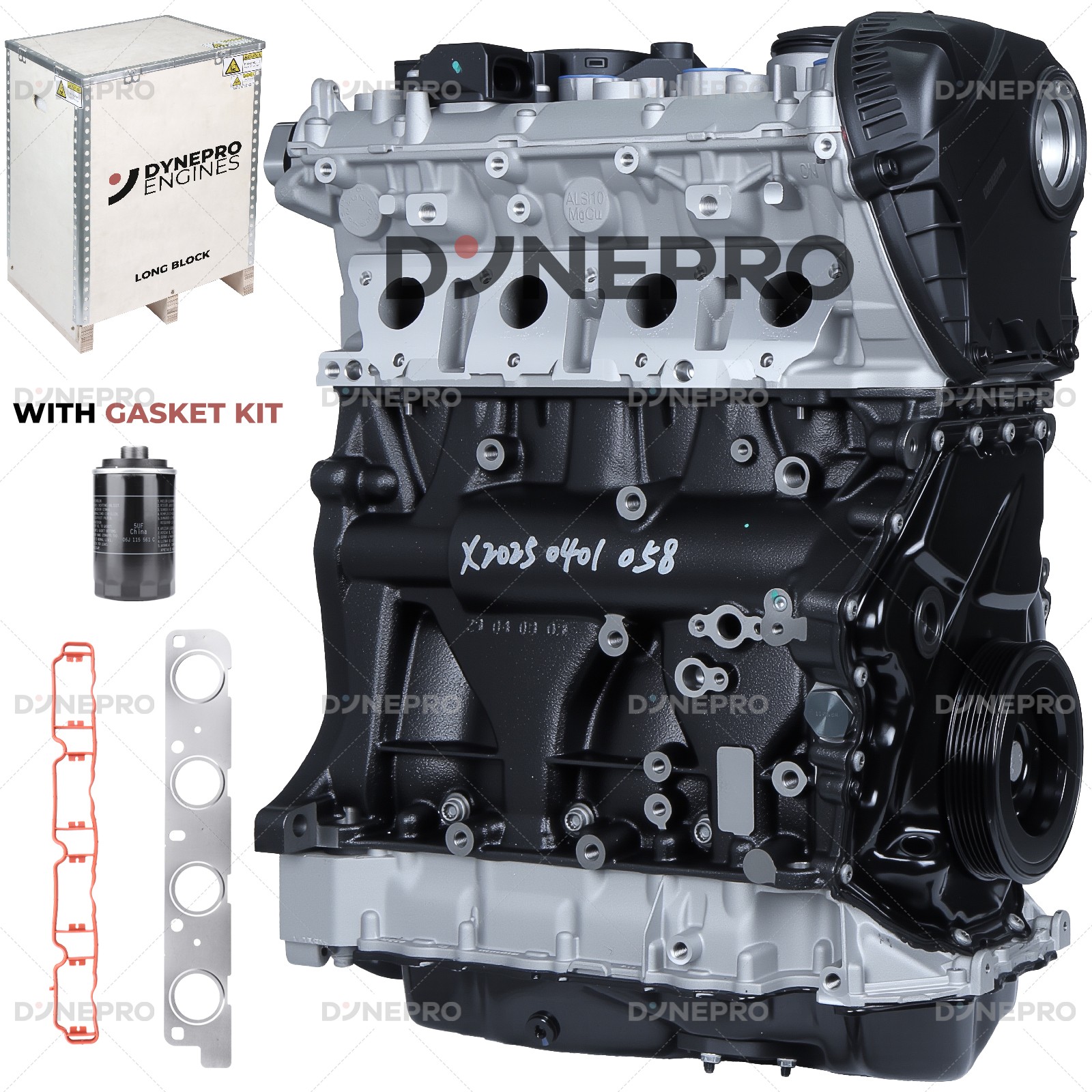EA888 Gen2 2.0T Long Block Engine CCT/CCZ Turbo Motor For VW CC EOS PASSAT CC