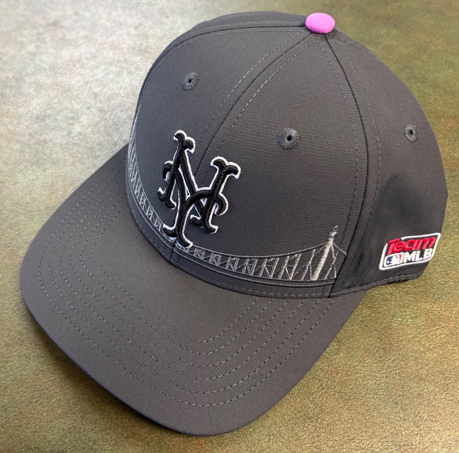 NEW New York Mets MLB Hat, One Size Fits Most, City Connect Series, Charcoal NEW New York Mets MLB Hat, One Size Fits Most, City Connect Series, Charcoal