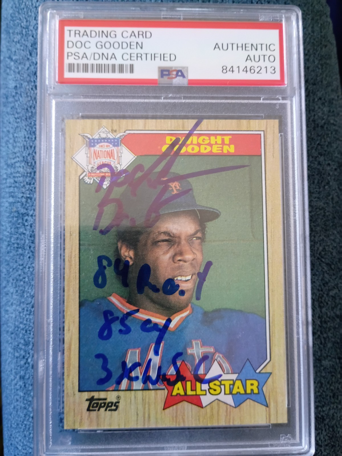 1987 Topps - All-Star Dwight Gooden #603 TM Symbol on Front