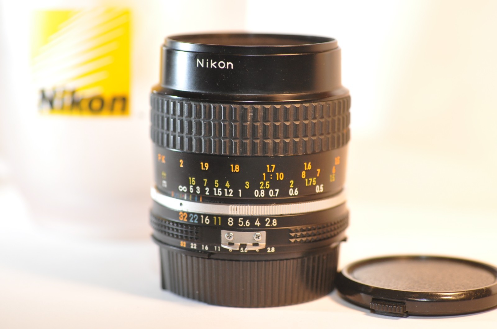 Nikon Micro Nikkor 55mm F/2.8 AI-S PRIME MACRO lens READ for FG FM2 FE2 FA F3 F