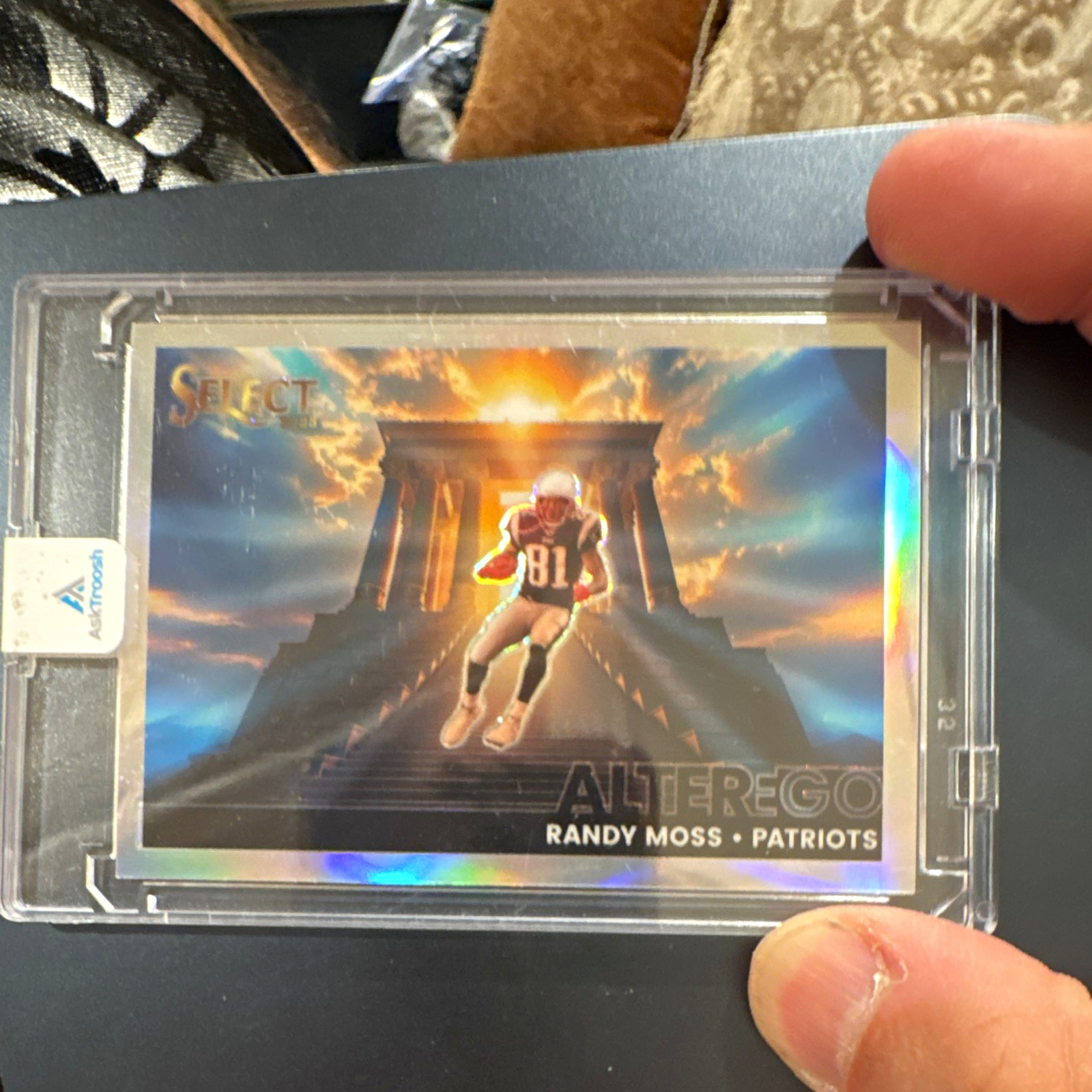 2025 Panini Select Randy Moss Patriots Alter Ego Insert #15 Prizm Football 2025 Panini Select Randy Moss Patriots Alter Ego Insert #15 Prizm Football