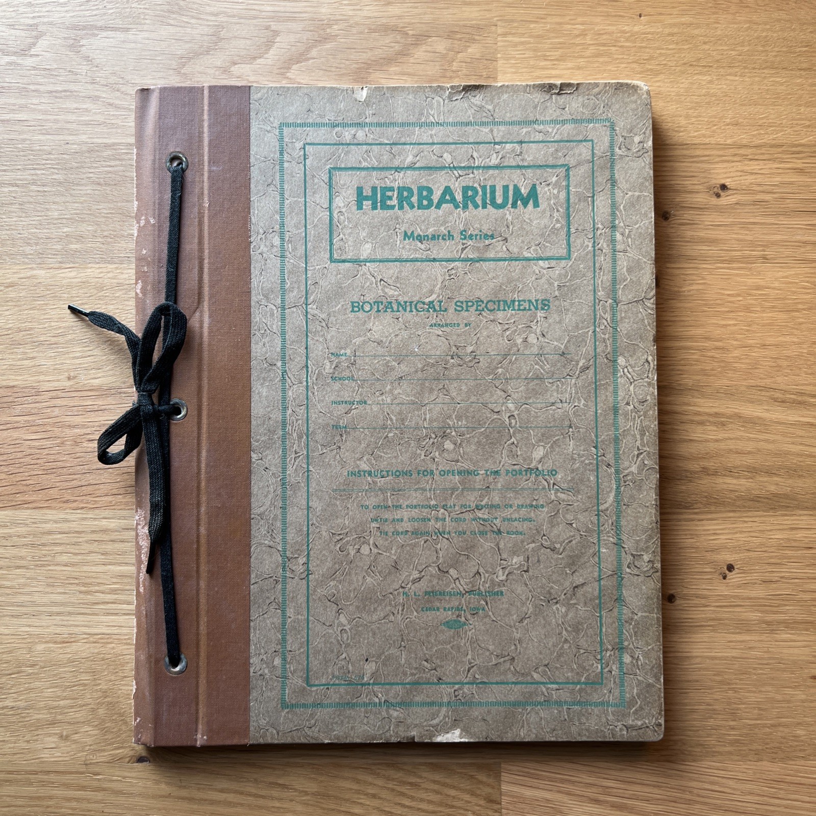 Antique Herbarium Monarch Series Botanical Specimens c1917 Form 571, Form 576