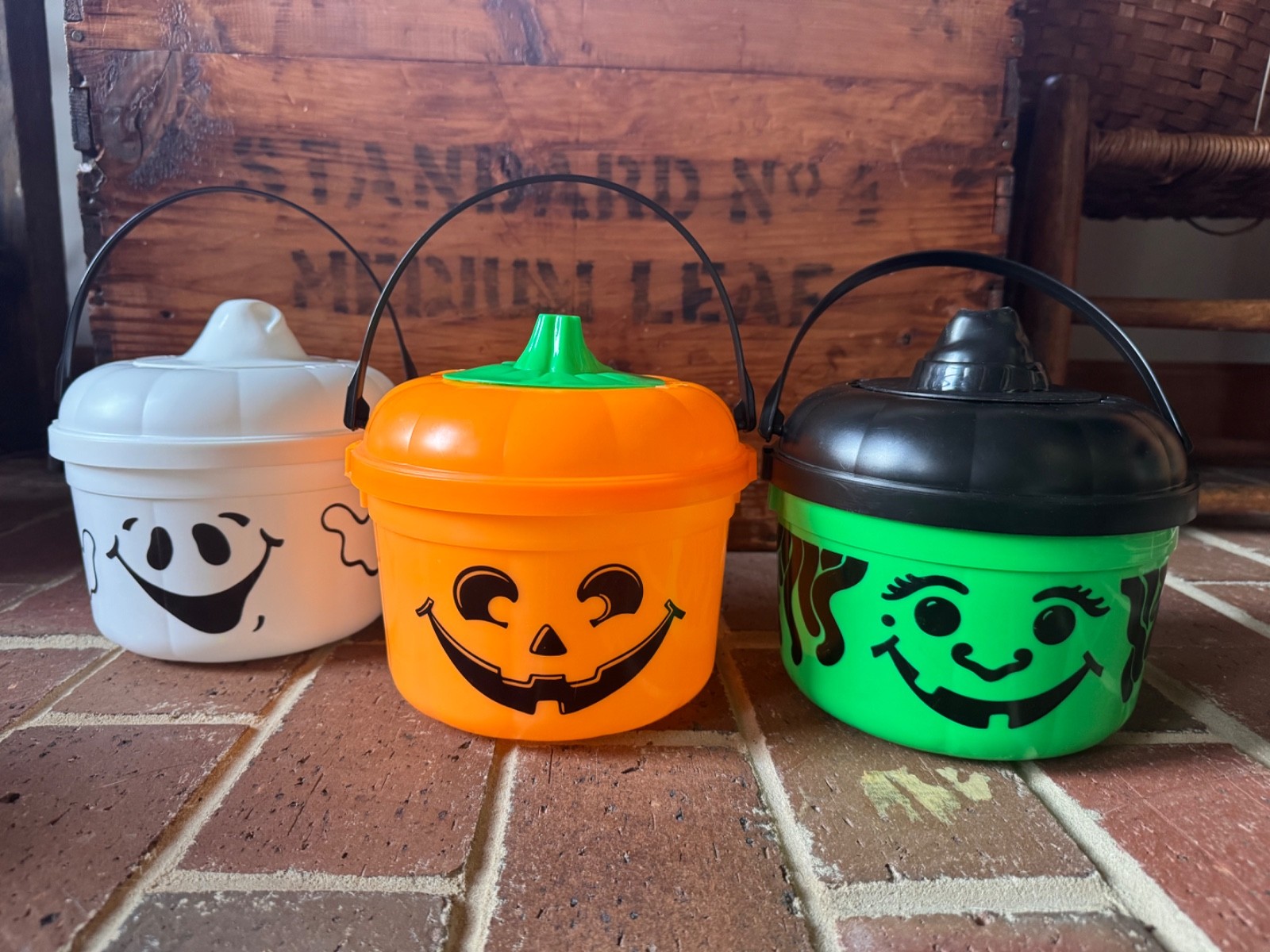 Vintage 1991 McDonald’s Halloween Buckets Set of 3 Vintage 1991 McDonald’s Halloween Buckets Set of 3