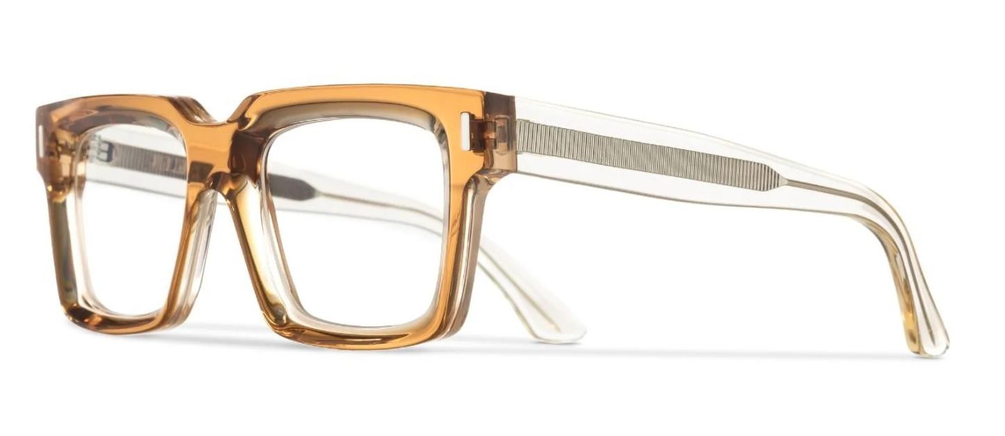 New Cutler & Gross CG-1386 09 Crystal Yellow Fade Eyeglasses 52/21/145*