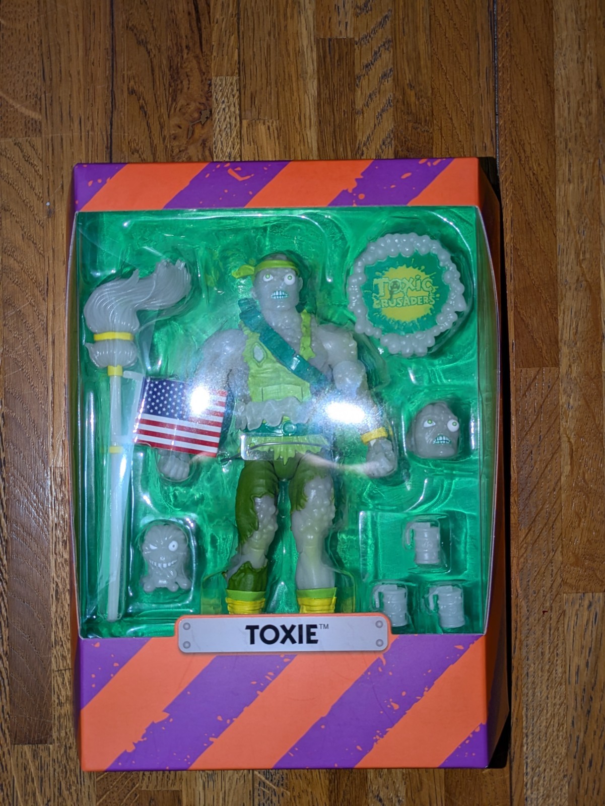 Super7 Ultimates Exclusive Toxic Crusaders Radioactive Toxie Glow In The Dark Super7 Ultimates Exclusive Toxic Crusaders Radioactive Toxie Glow In The Dark