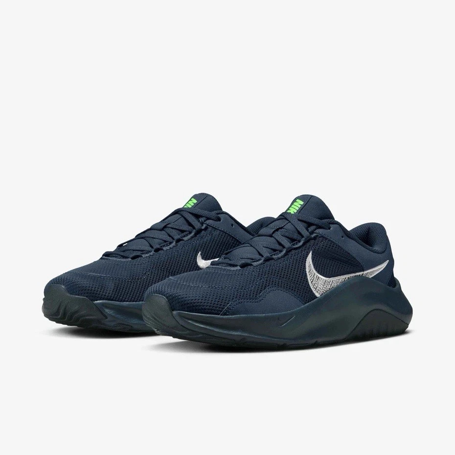 Nike Legend Essential 3 NN Men\'s Shoes Obsidian/Lime Blast DM1120 403