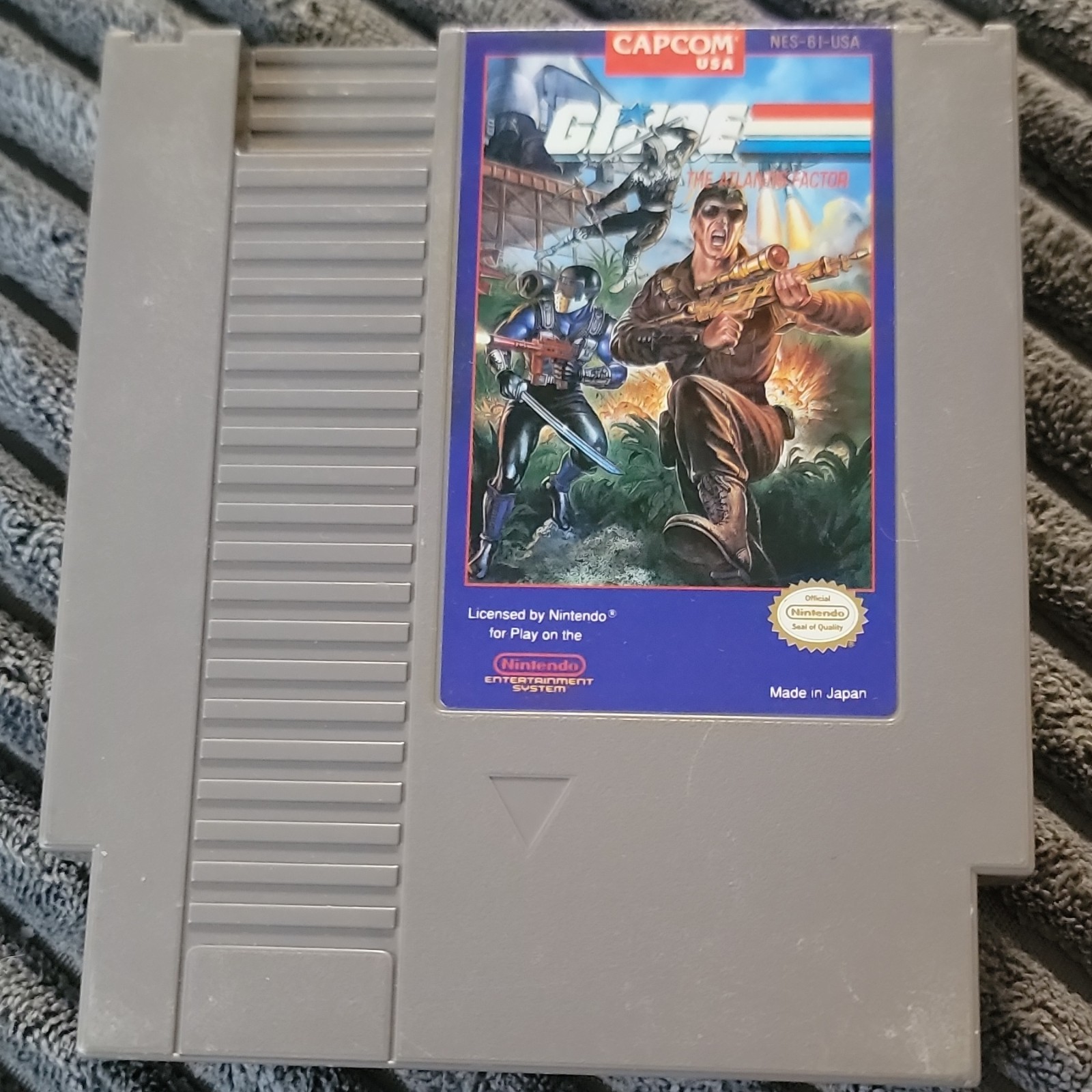 G.I. Joe the Atlantis Factor Nintendo NES Authentic G.I. Joe the Atlantis Factor Nintendo NES Authentic
