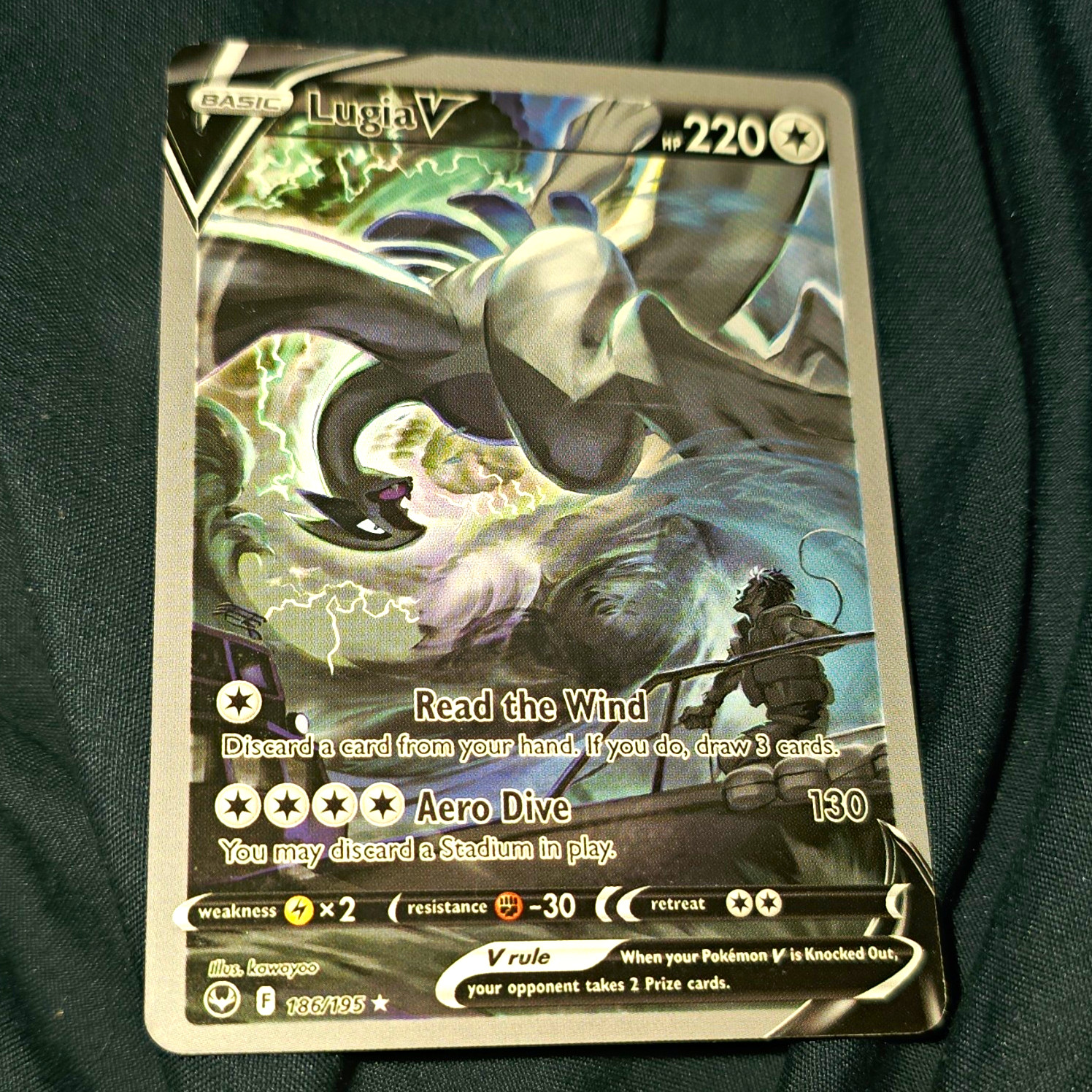 The Pokémon Company Lugia V Alt Full Art Ultra Rare Holo 186/195 Silver Tempest The Pokémon Company Lugia V Alt Full Art Ultra Rare Holo 186/195 Silver Tempest