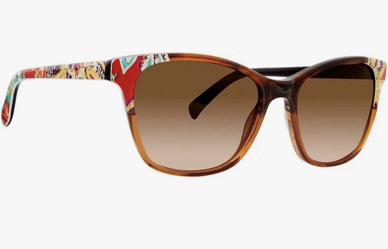 Vera Bradley Women\'s Sunglasses Cheryl RBA Rumba w/Brown Gradient lens 55mm NWT Vera Bradley Women\'s Sunglasses Cheryl RBA Rumba w/Brown Gradient lens 55mm NWT