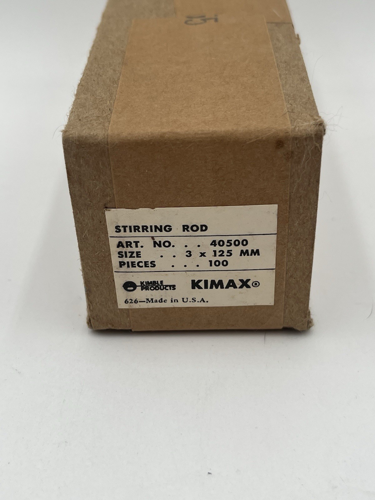 Kimble Products KIMAX 40500 Glass Stirring Rod 3x125mm Pack of 100 Kimble Products KIMAX 40500 Glass Stirring Rod 3x125mm Pack of 100