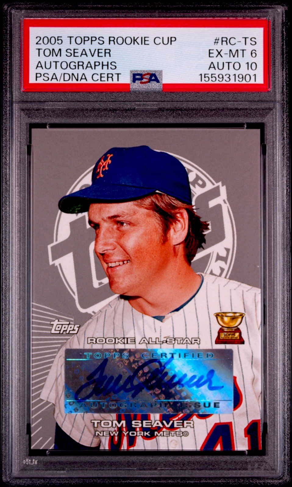 Tom Seaver Auto 2005 Topps Auto 10 PSA Tom Seaver Auto 2005 Topps Auto 10 PSA