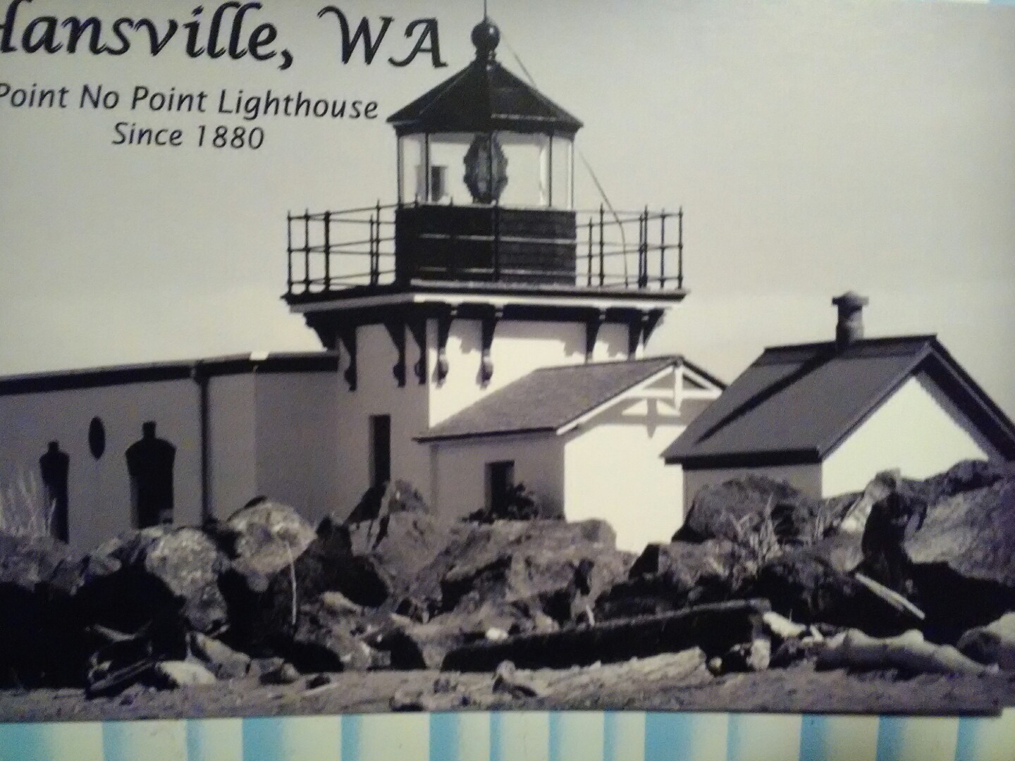 AERIAL VIEW FROM HANSVILLE WA POINT NO POINT LIGHTHOUSE HANSVILLE WA AERIAL VIEW FROM HANSVILLE WA POINT NO POINT LIGHTHOUSE HANSVILLE WA