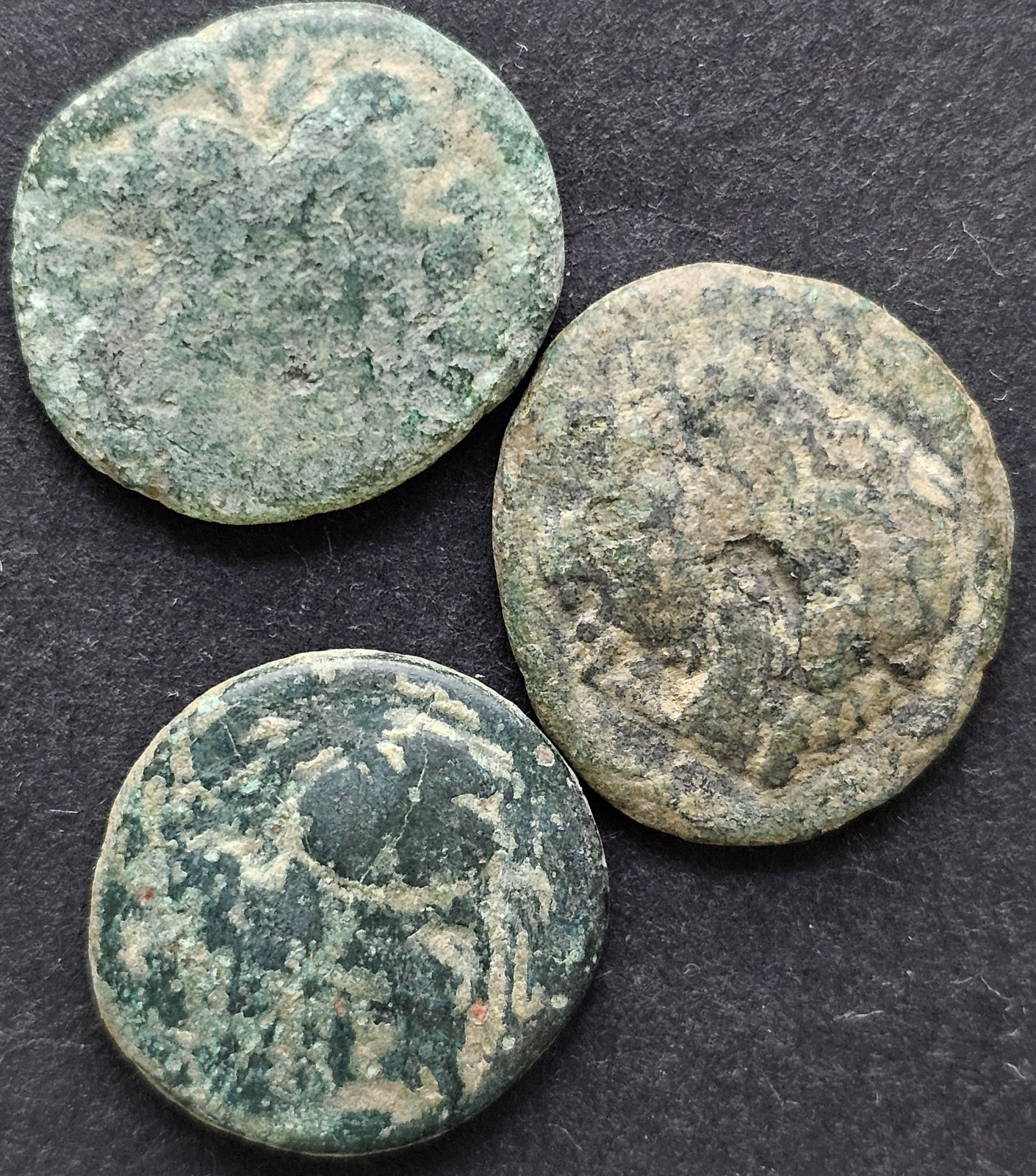 Ancient Greek coins. Lot of 3 coins