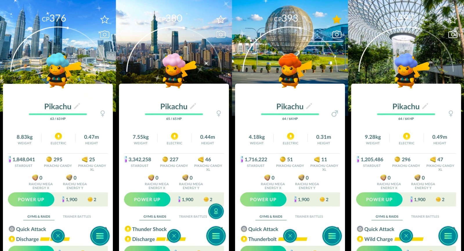 Pokemón Shiny Pikachu BG  PokéXciting Rally Stamp Location | Tr-de Go ✨