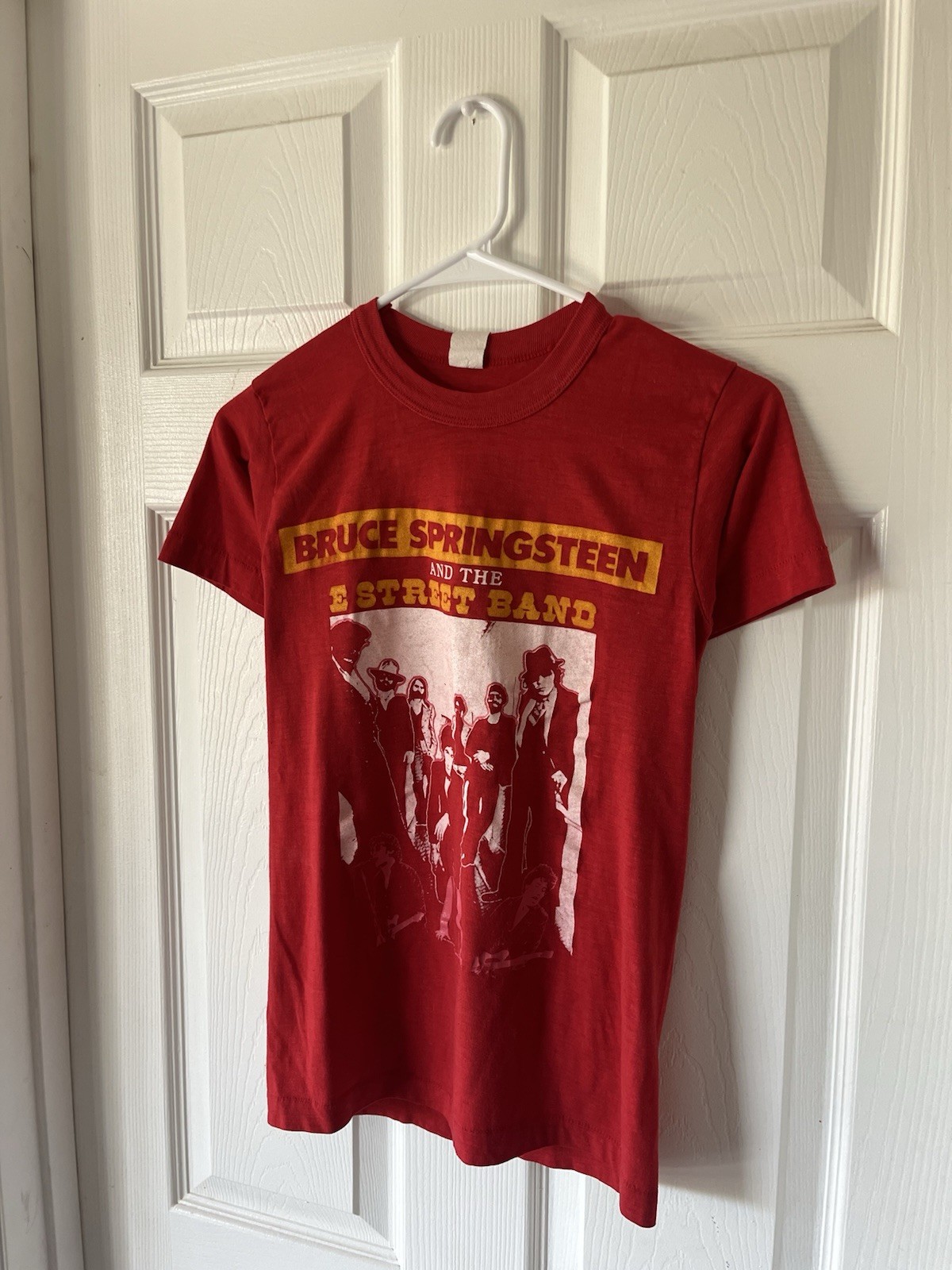 Bruce Springsteen 1980s Vintage E Street Band Single Stitch Tank T-Shirt Small Bruce Springsteen 1980s Vintage E Street Band Single Stitch Tank T-Shirt Small