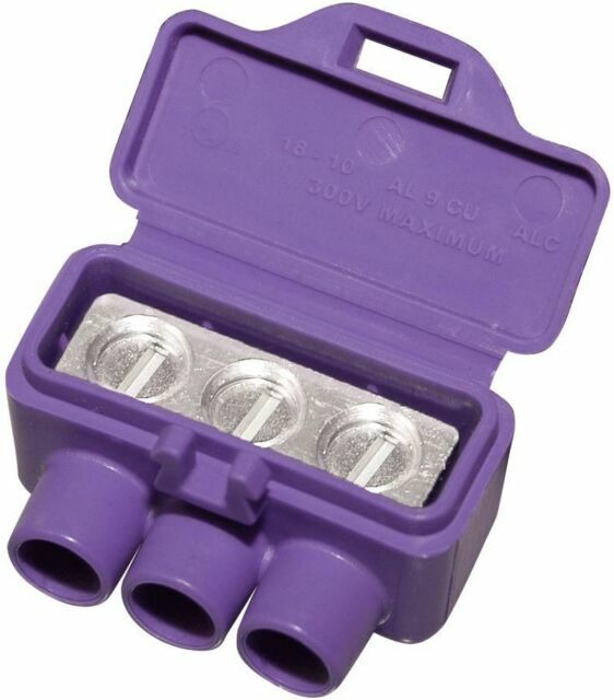 King Innovation 95125 AlumiConn 3-port Wire Connectors - Pack of 25