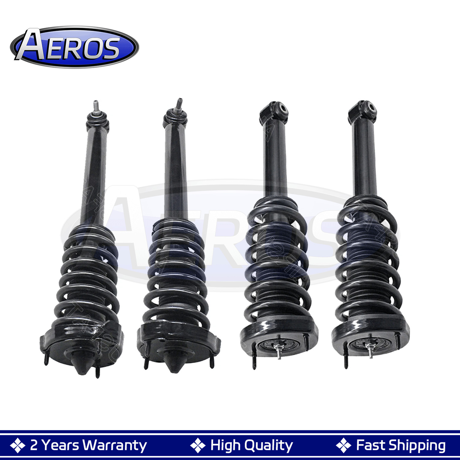 4PCS Front Rear Shock Absorbers Fit Mercedes R230 SL500 SL600 SL55 63 AMG 01-12