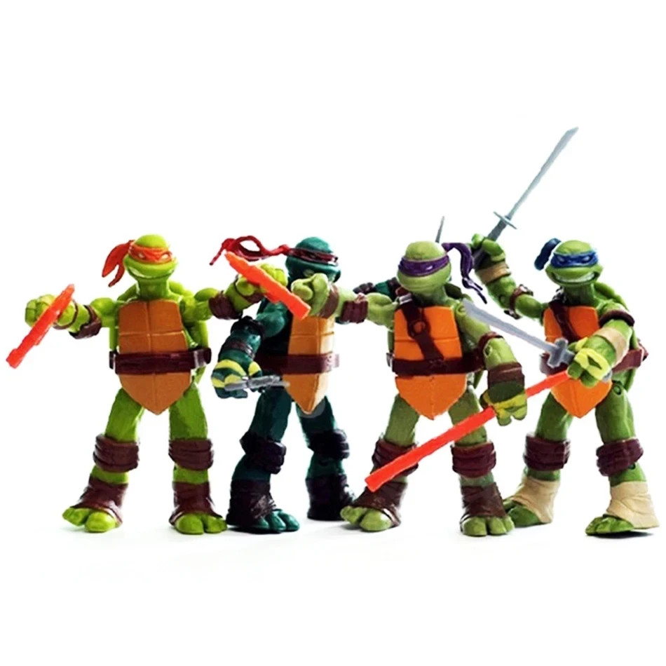Teenage Mutant Ninja Turtles Classic Collection Tmnt Set of 4 Action Figures Toy