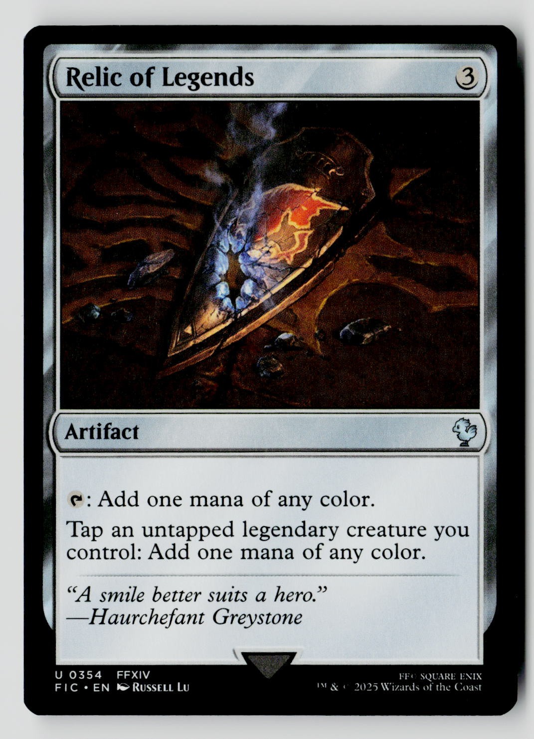 Relic of Legends 354 U MTG FIC NM