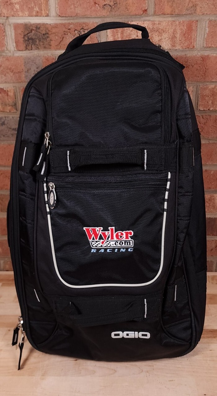 Wyler Racing Ogio Pull Through Nascar Truck Series Team Issue Rolling Travel Bag Wyler Racing Ogio Pull Through Nascar Truck Series Team Issue Rolling Travel Bag
