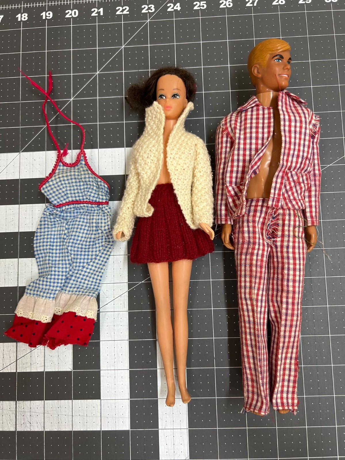 Vintage Quick Curl Francie. Barbie’s cousin. 1966 Body. Ken Doll