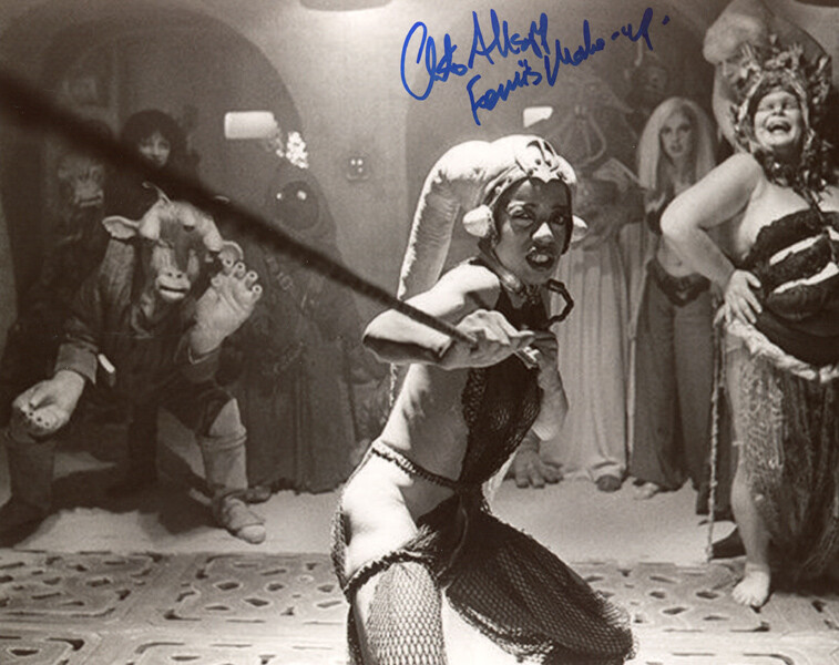 CHRISTINE ALLSOPP SIGNED 8x10 PHOTO MAKE UP ARTIST STAR WARS RARE BECKETT BAS