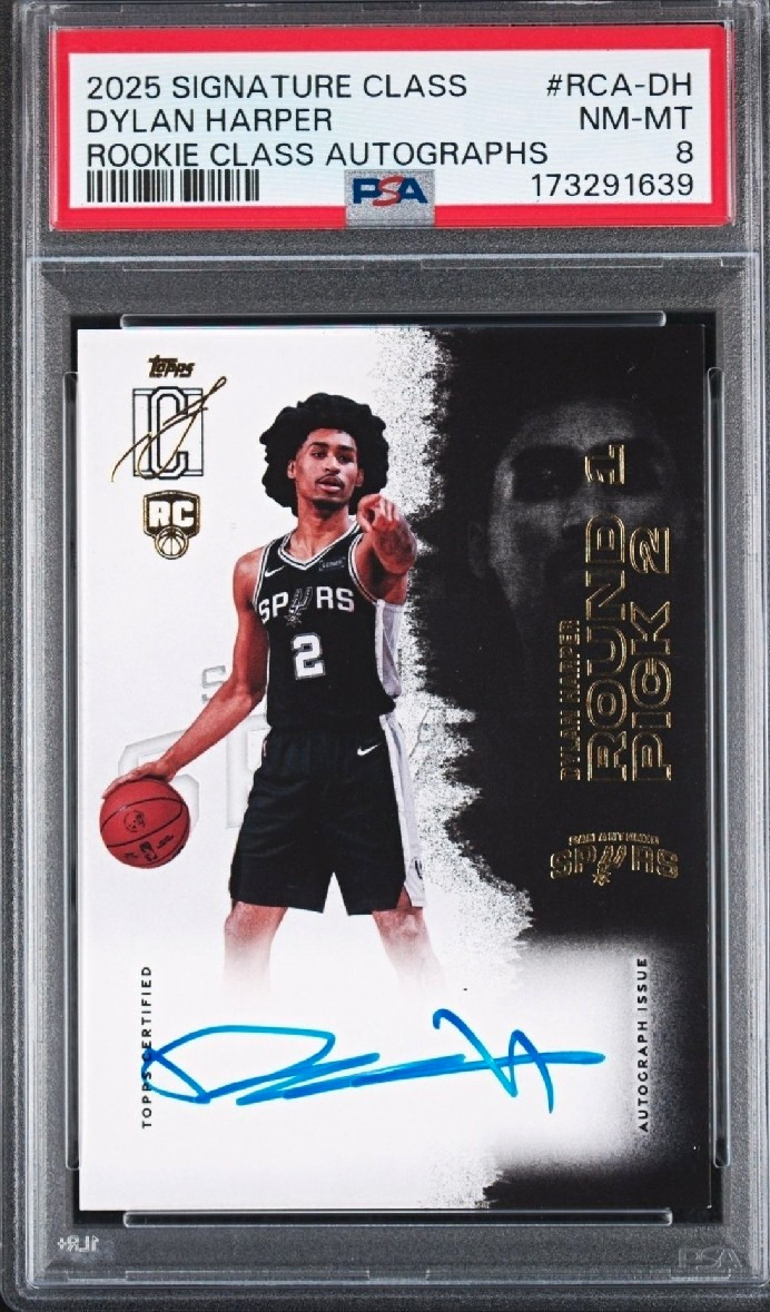 Topps Signature Class 2025-26 Dylan Harper #RCA-DH Auto RC Topps Signature Class 2025-26 Dylan Harper #RCA-DH Auto RC