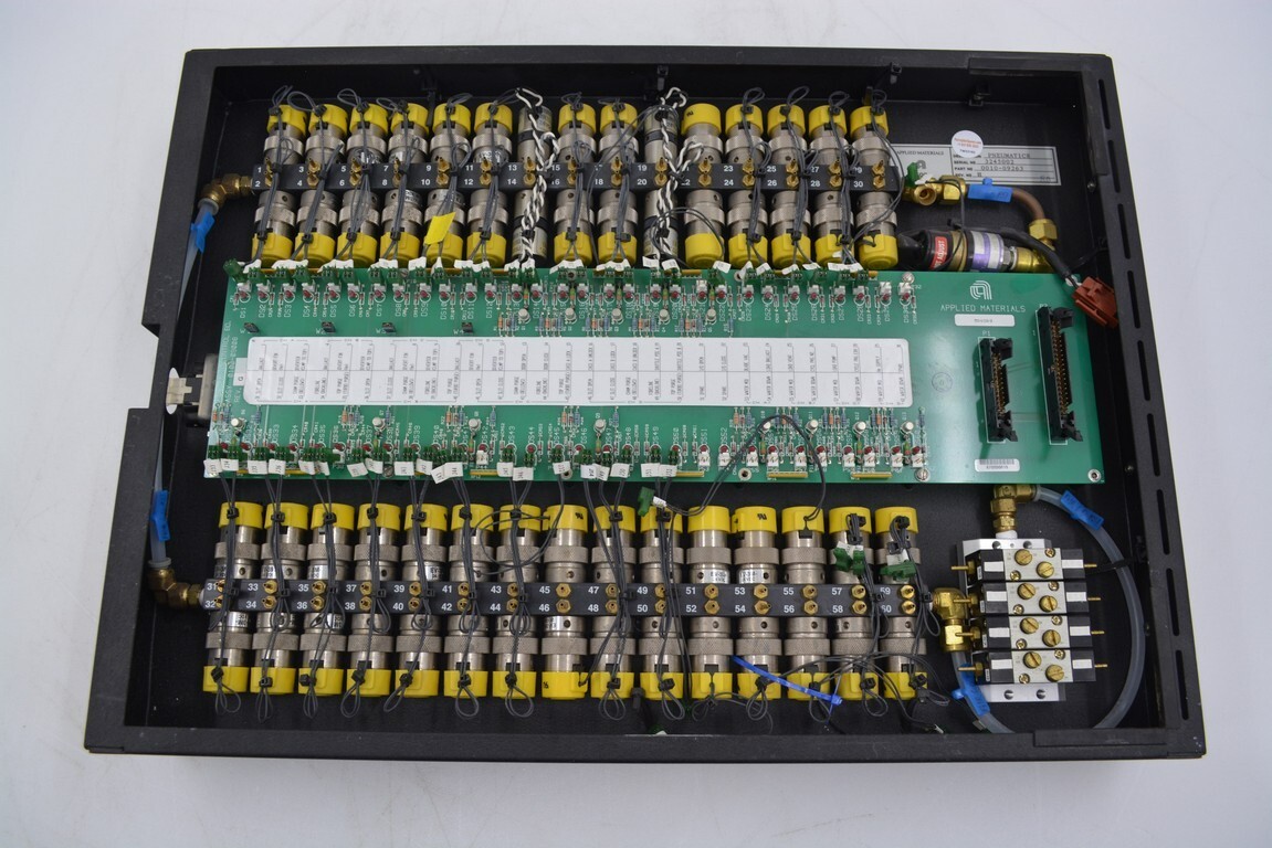 0010-09263 / AMAT PNEUMATIC MANIFOLD BASIC CONTROL ASSY 0100-09008 / AMAT
