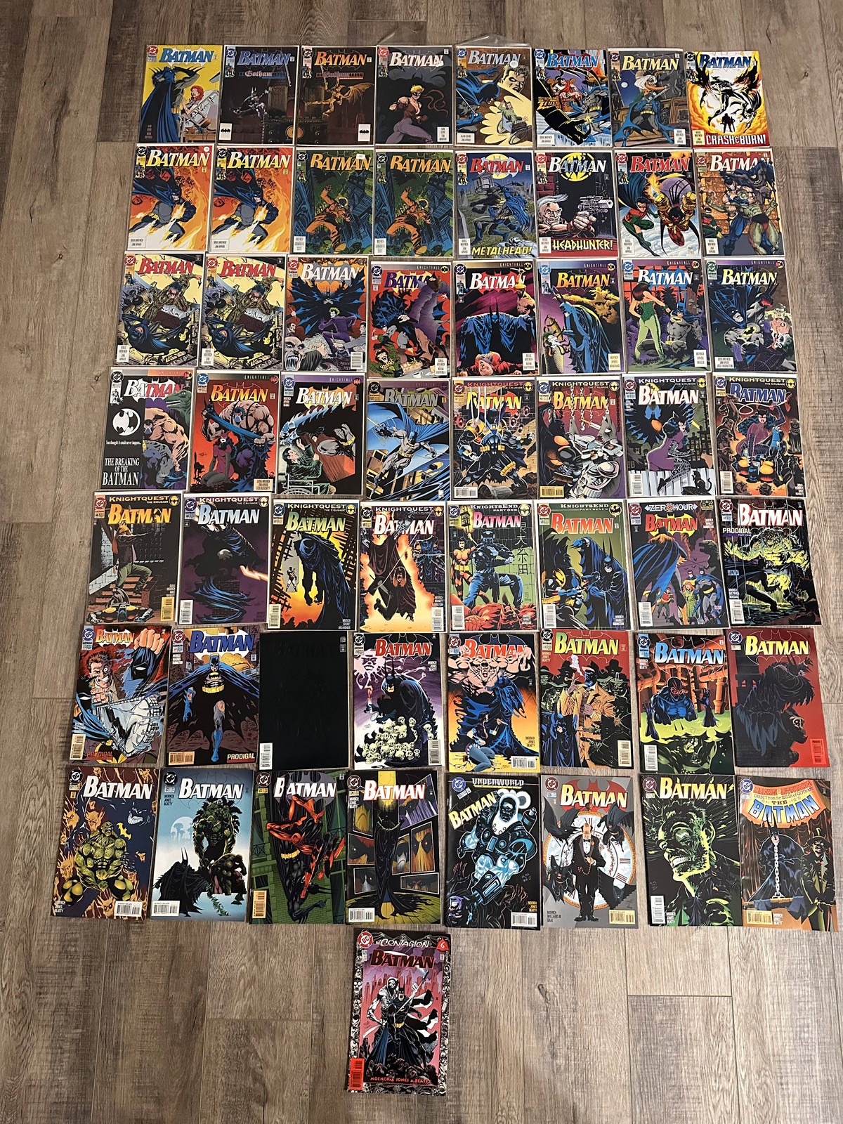 Batman Lot 57 DC Comics #476-529 1992-1996 Knightfall Knightquest KnightsEnd Batman Lot 57 DC Comics #476-529 1992-1996 Knightfall Knightquest KnightsEnd