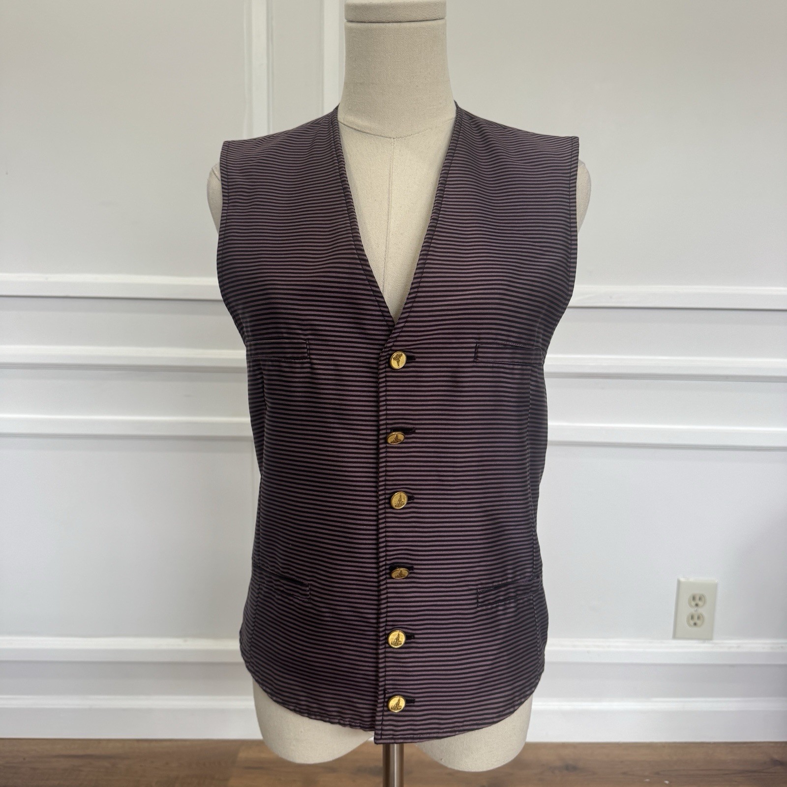 RARE COLLECTIBLE VINTAGE WALT DISNEY WORLD HAUNTED MANSION CAST MEMBER VEST | S RARE COLLECTIBLE VINTAGE WALT DISNEY WORLD HAUNTED MANSION CAST MEMBER VEST | S
