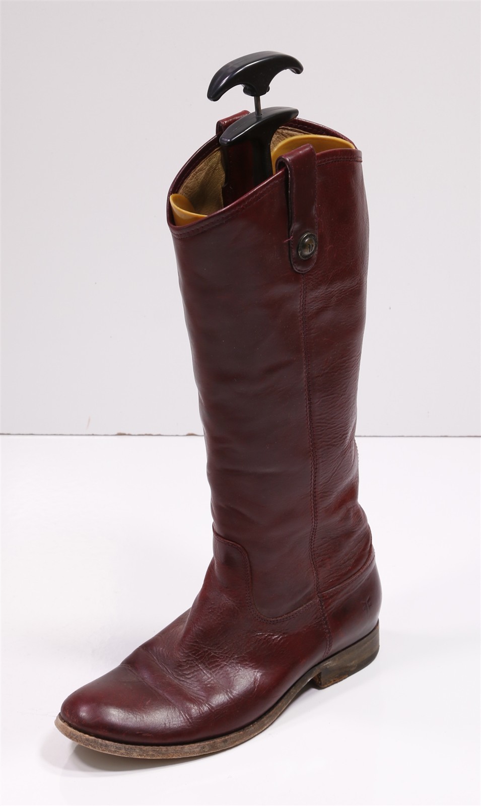 FRYE Burgundy Leather Knee High Riding Boots Women\'s Size 8 B Style 77167 FRYE Burgundy Leather Knee High Riding Boots Women\'s Size 8 B Style 77167