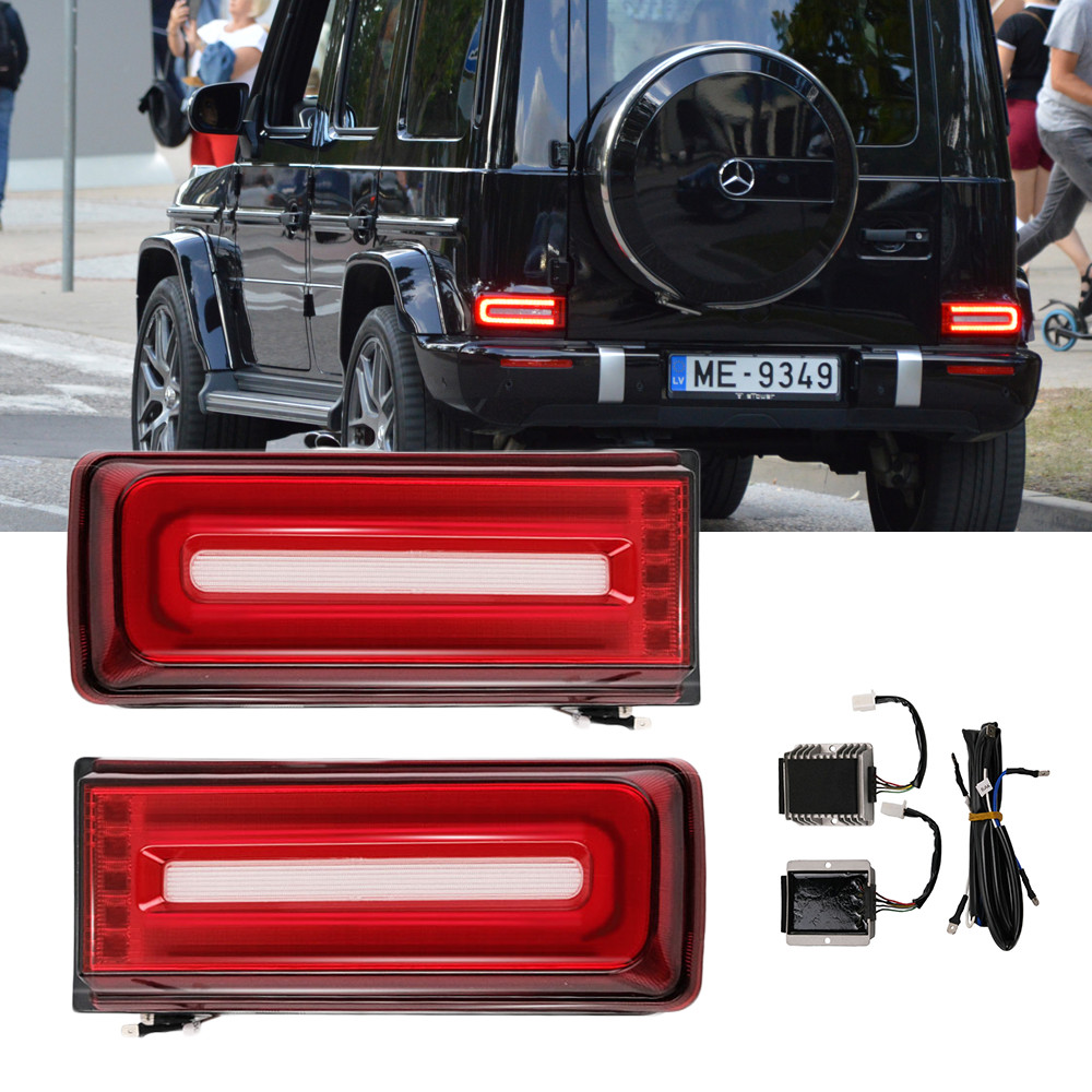 W464 Style LED Tail Lights Signal for 99-18 Mercedes Benz W463 G-Wagon G63 G550