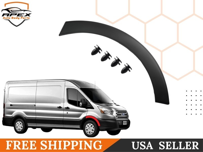 Front Right Passenger Side Wheel Flare Molding Trim For Ford Transit 2015-2024 Front Right Passenger Side Wheel Flare Molding Trim For Ford Transit 2015-2024