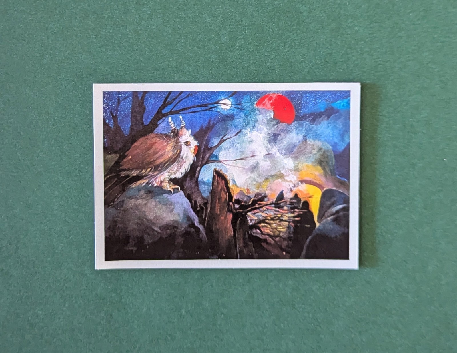 Original Aceo Limited Print Spooky Night Halloween Original Aceo Limited Print Spooky Night Halloween