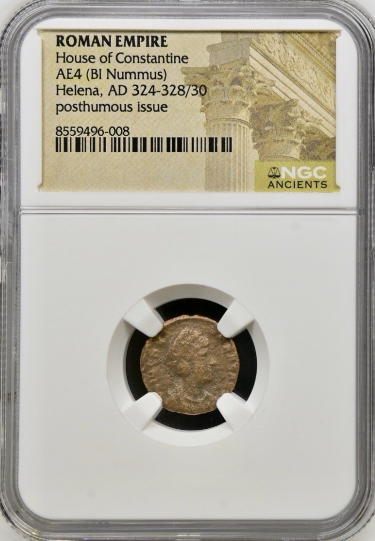 Saint Helena Mother of Constantine The Great NGC Ancient Roman Coin 324-330AD