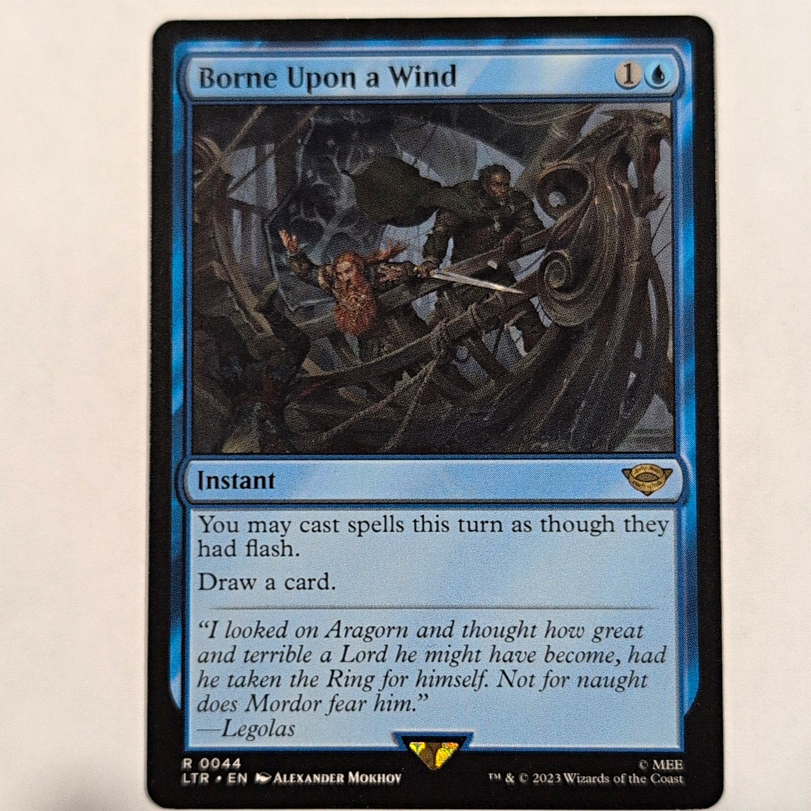 Wizards of the Coast Borne Upon a Wind LTR 0044 Regular Rare EN 2023 Wizards of the Coast Borne Upon a Wind LTR 0044 Regular Rare EN 2023