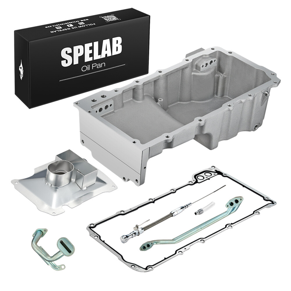 LS Front Wet Sump Retro Engine Oil Pan Kit For Chevy LS1 LS2 LS3 LSX 4.8L-6.2L