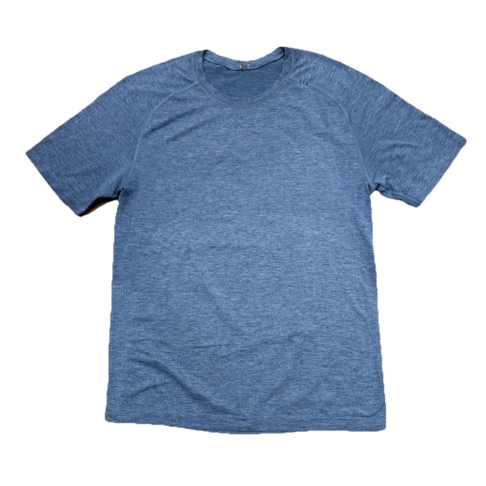Lululemon Metal Vent Tech Shirt Mens Medium Blue Short Sleeve Performance