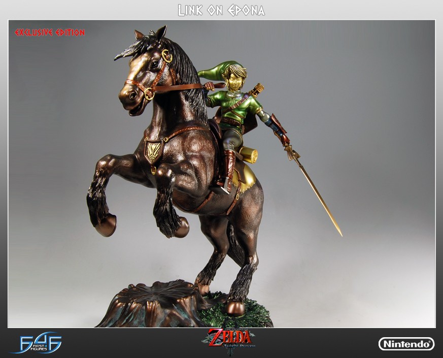 First 4 Figures Legend of Zelda Link on Epona Exclusive Edition 17\