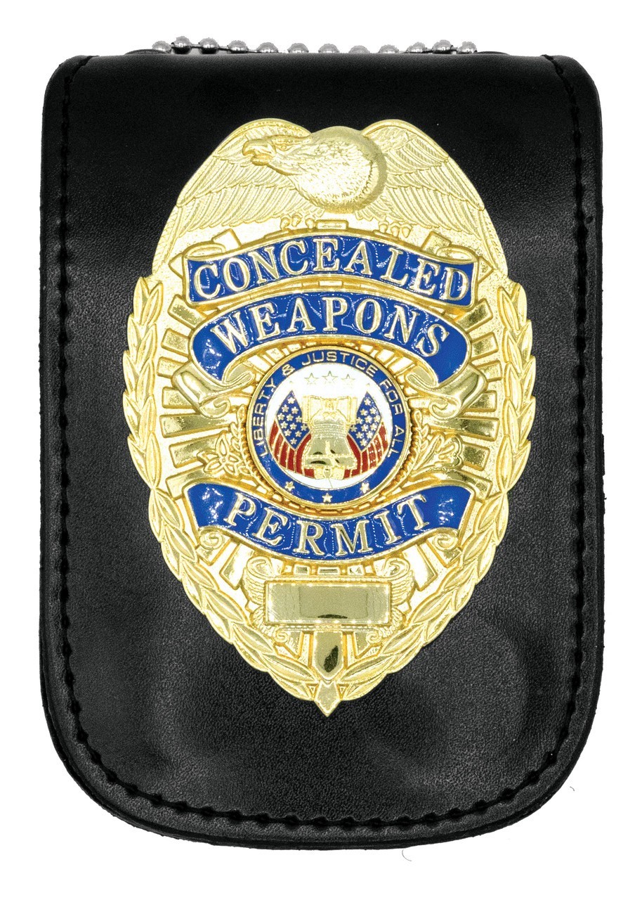 Hero\'s Pride Badge Holder ID Case w/ Magnetic Closure, U-Shape, 3x4-1/2\ Hero\'s Pride Badge Holder ID Case w/ Magnetic Closure, U-Shape, 3x4-1/2\