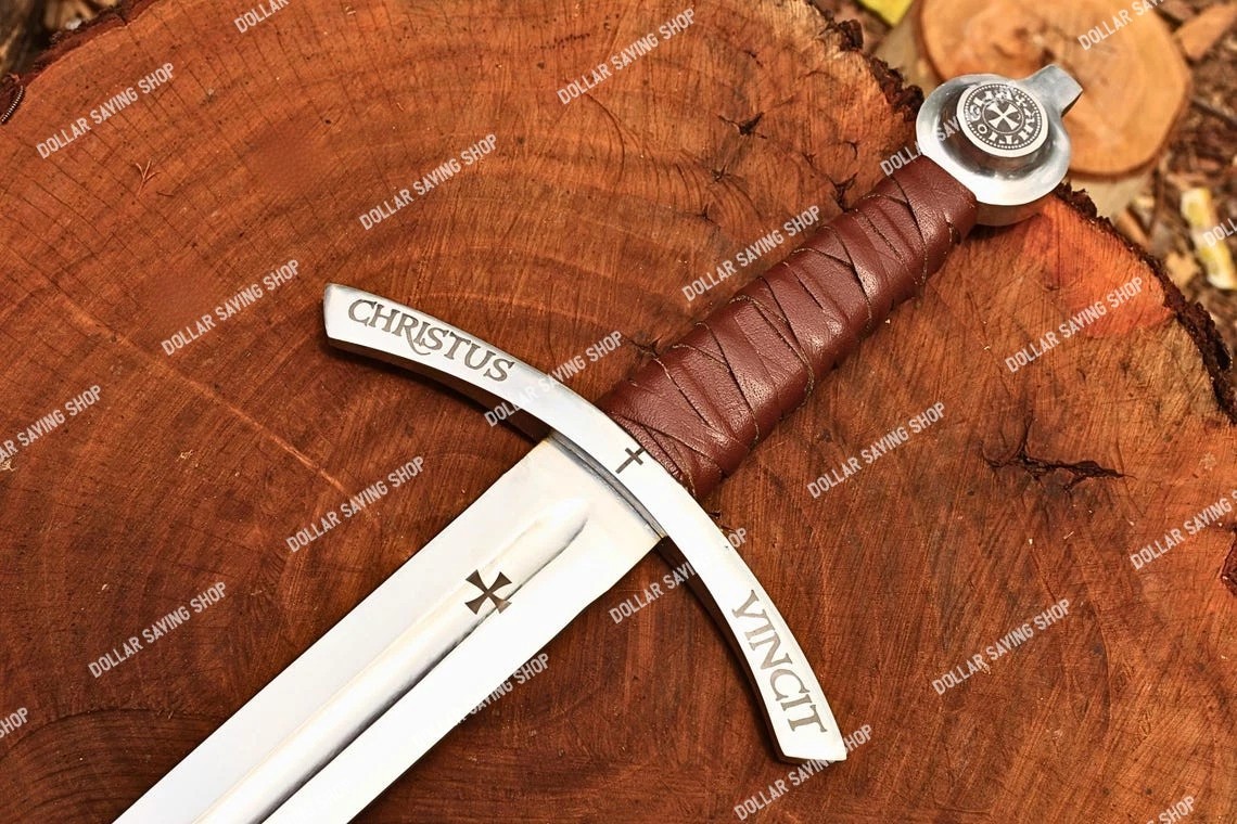 Hand Forged Faithkeeper Knights Templar Sword | Crusader Medieval Sword Replica
