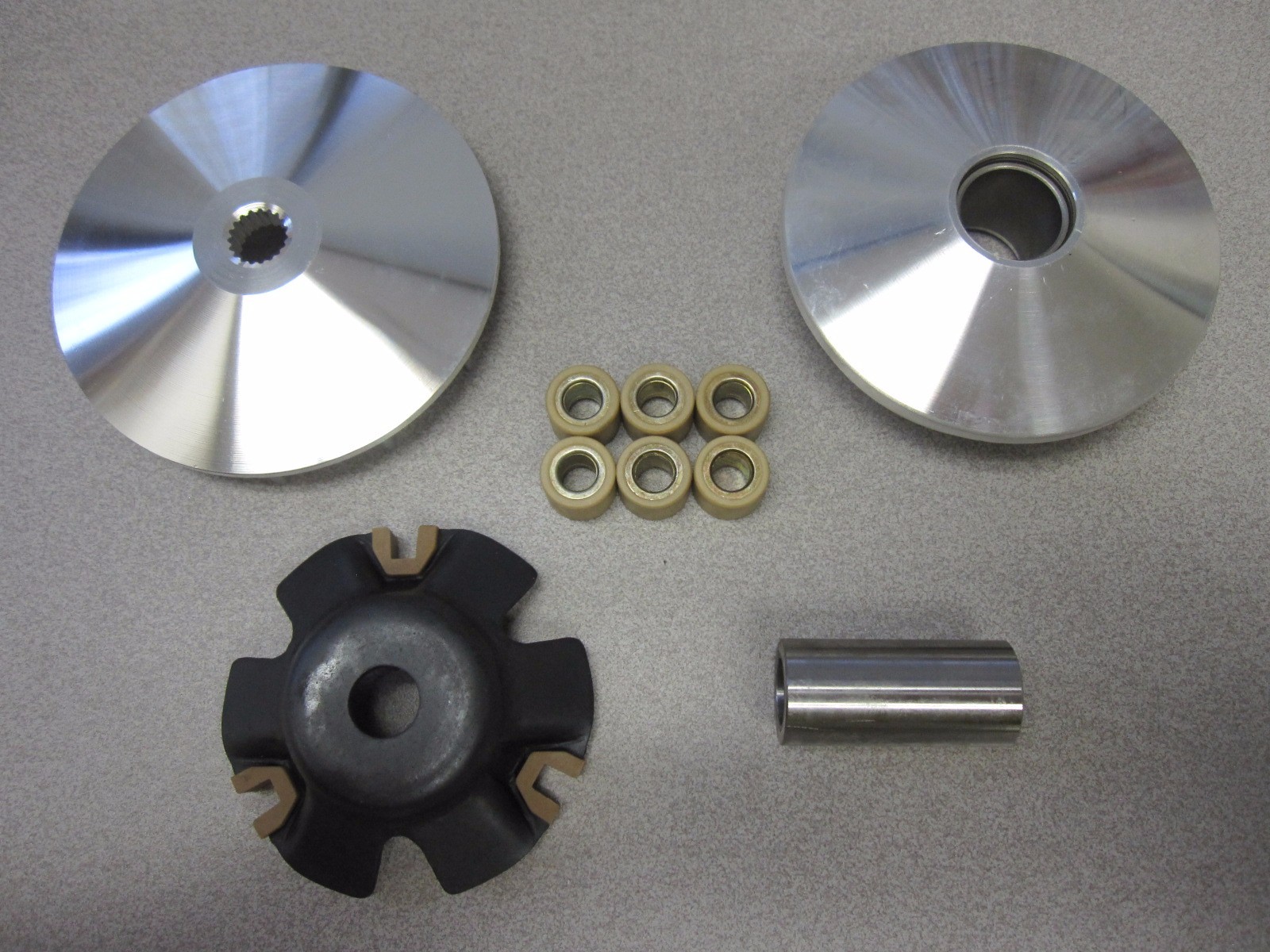 NEW - VARIATOR PULLEY WITH ROLLER 150CC ATV GO-KART GY6 4-STROKE 150 FAN CLUTCH NEW - VARIATOR PULLEY WITH ROLLER 150CC ATV GO-KART GY6 4-STROKE 150 FAN CLUTCH
