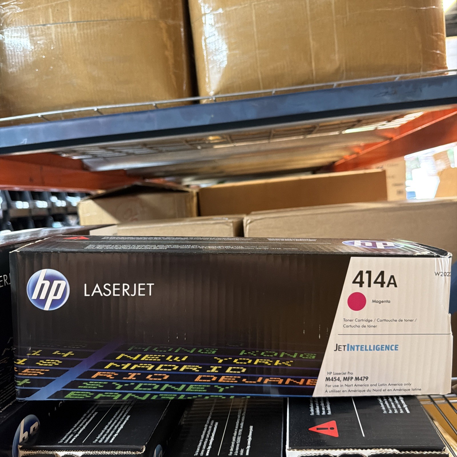 HP 414A Magenta W2023A OEM Genuine In Open Box SEALED INNER PACK, NEW. HP 414A Magenta W2023A OEM Genuine In Open Box SEALED INNER PACK, NEW.